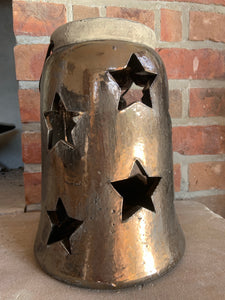 antique bronze lantern