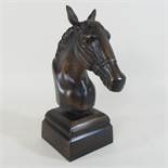 Metal Horse Head Bust